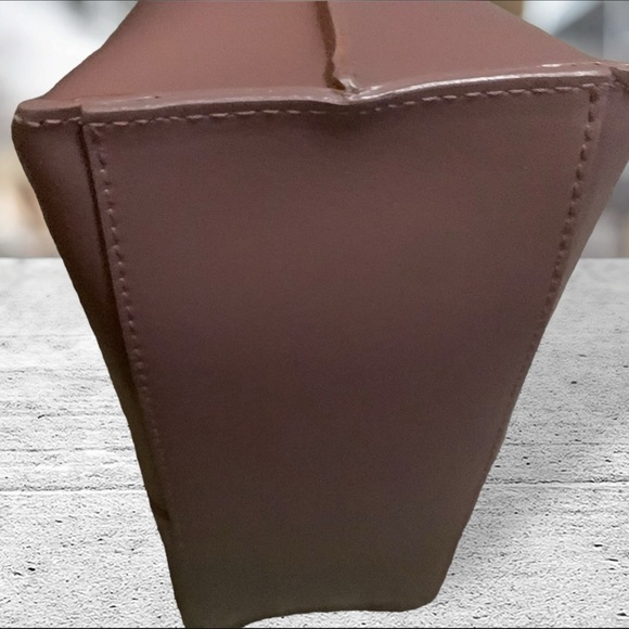 Furla Shoulder Bag Brown/Mauve Leather Made in Italy EUC - Picture 4 of 12